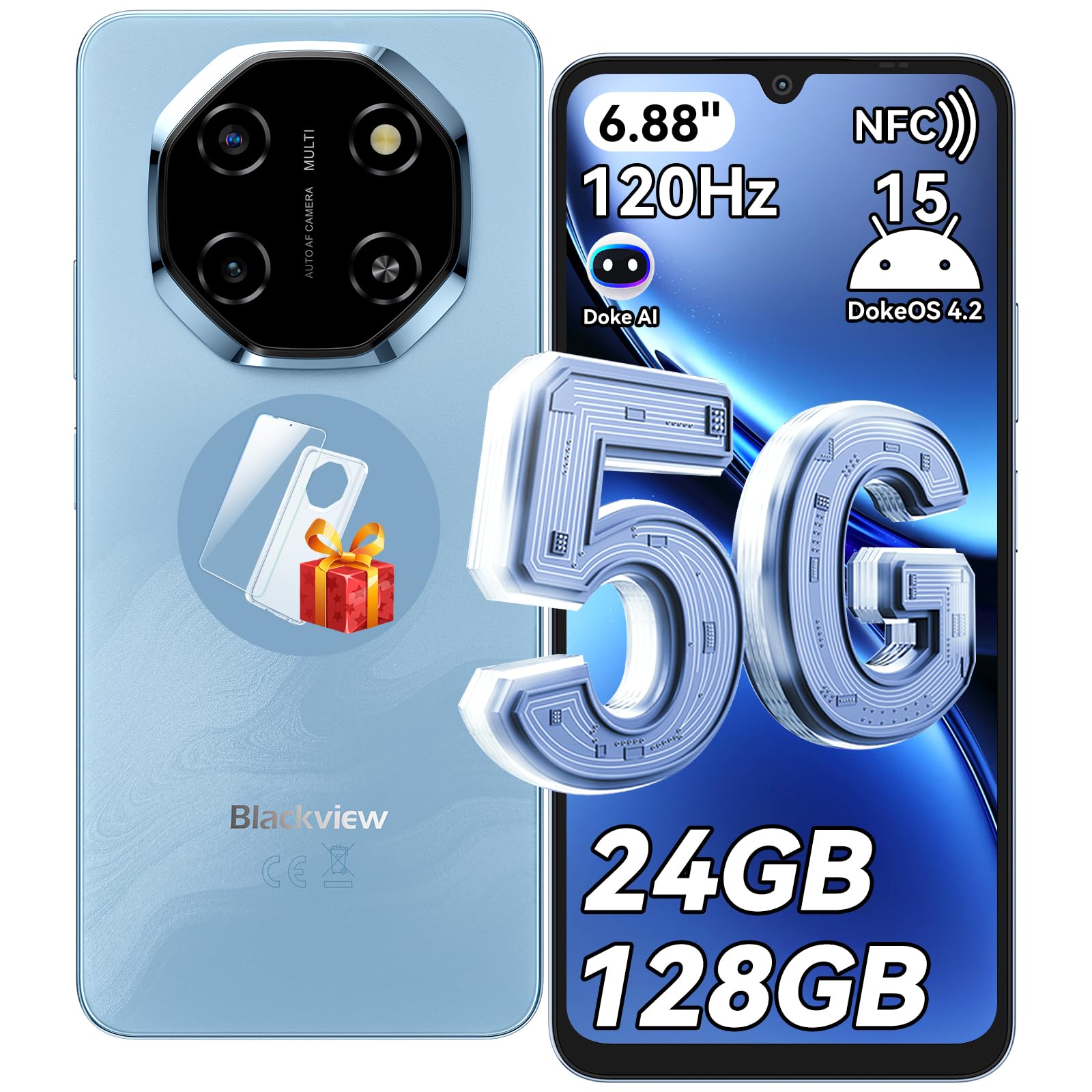 Amazon | 【2025強化版 SIMフリー スマホ】Blackview Shark6 SIMフリー